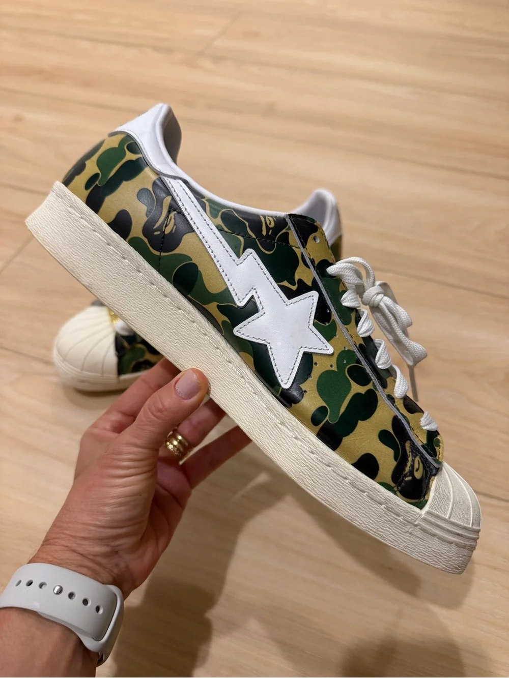 Adidas Superstar BAPE camo sneakers - Picture 6 of 14